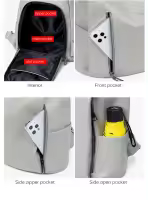 Mochila De piel auténtica para mujer, bolso de hombro de piel de vaca con retales, antirrobo, para viaje, universidad, 2023 - details 8
