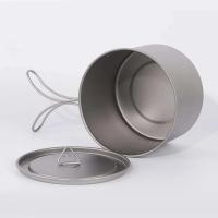 Lixada - maceta colgante portátil de titanio ultraligera, 900 ml/1600 ml, con asa plegable con tapa, utilizada para acampar al aire libre, hacer senderismo, - details 78