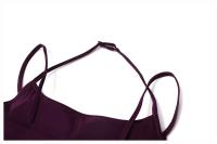 Sujetador de Yoga suave con espalda de belleza para mujer, entrenamiento de gimnasio, deportes de secado rápido, Top elástico con doble hombro y cuello, ropa interior para correr y Fitness al aire libre - details 35