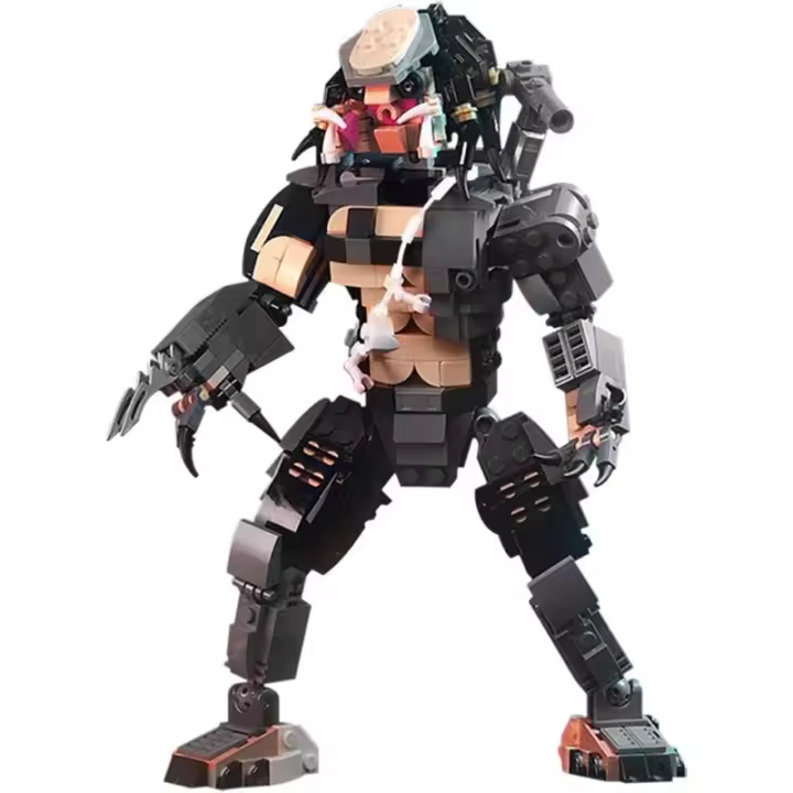 Predator Figura de acción Juego de bloques de construcción Idea de juguete Regalo para niños (488 piezas) - 1