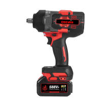 ONEVAN-llave de impacto eléctrica sin escobillas, 2800N.M de torsión, 5 velocidades, destornillador inalámbrico, herramienta eléctrica para juego de pines de batería Makita - details 11