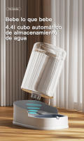Alimentador Automático de Mascotas Bol para Alimentación de Gatos y Perros de Plástico Transparente - details 3