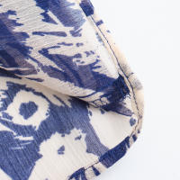 Conjuntos de Falda de Verano para Mujer OUWU Camisa de Manga Larga con Cuello de Lazo, Tops, Minifaldas Acampanadas, Estilo Vintage - details 14