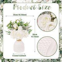 Arreglos falsos ral, rosas artificiales, ramos, mesas, centros de mesa para ocasiones especiales - details 1