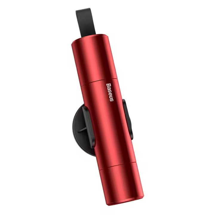 Baseus-martillo de seguridad para ventana de coche, herramienta afilada, martillo de emergencia - 1