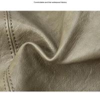 Mochila de gran capacidad, bolso de piel auténtica para mujer, mochila, bolso de mano para mujer, bolso de viaje de piel sintética - details 3