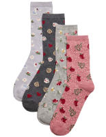 Pack de 3 PARES Calcetines Algodón de Fantasía Ysabel Mora 12205: Comodidad y Estilo Extra Suave - Calcetines de Mujer. - details 1