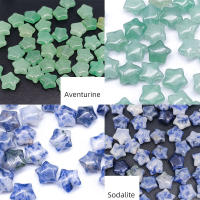Piedra de cristal Natural en forma de estrella, 21 piezas, cuentas sueltas, piedras preciosas hechas a mano, accesorios para hacer joyas, 10mm - details 2