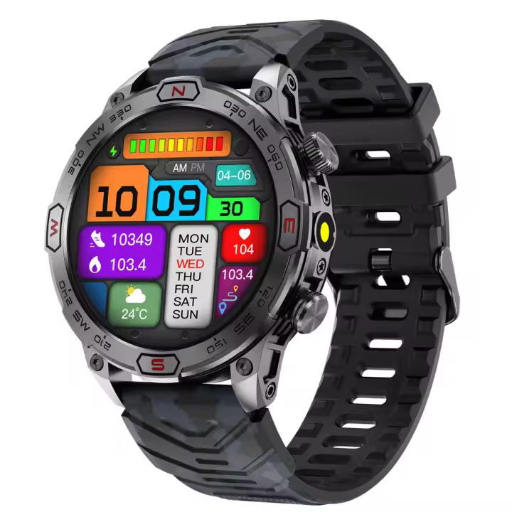 2025 Nuevo VD36 PRO Smartwatch Pantalla Apagado Configuración de tiempo Altitud Presión de aire Brújula 107 Modos deportivos Compatible con Android IOS Pantalla AMOLED Llamada Bluetooth Smartwatch - 1