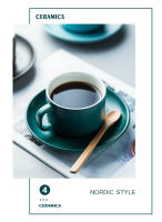 Juego de taza de café y platillo de cerámica nórdica, taza de jugo de leche Simple, tazas de desayuno, taza de té y plato de la tarde, utensilios de café - details 9