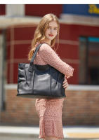 Bolso de mujer de piel de vaca de primera capa, nuevo bolso de gama alta, bolso de hombro de mujer de gran capacidad de cuero genuino de moda. - details 8