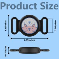 Airtag-funda protectora de silicona para Collar de perro y gato, Funda Flexible para rastreador GPS, accesorios para mascotas - details 2
