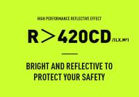 Chaleco reflectante Signal 60g con chaqueta de seguridad y corredor negra ajustable de alta visibilidad fabricada en poliéster - details 13