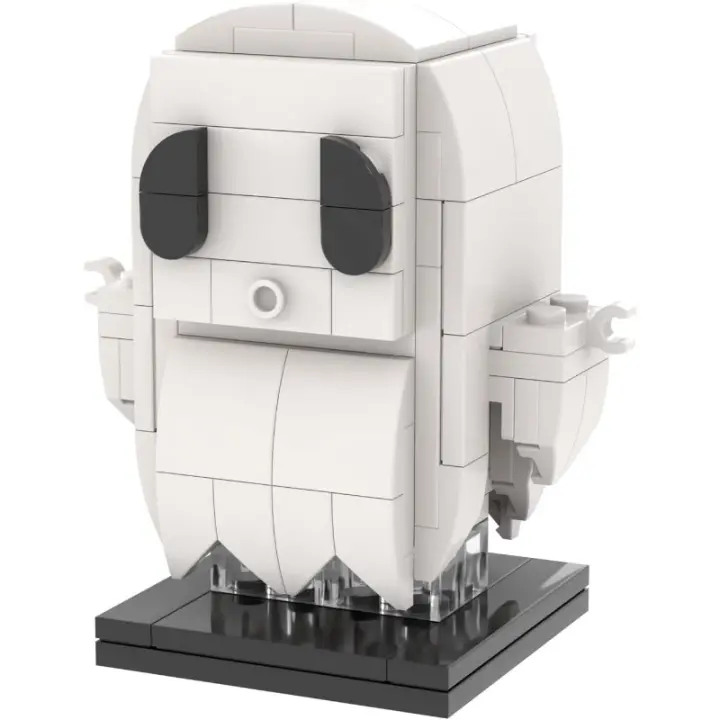 Juego de bloques de construcción de Mini cabeza de fantasma de Halloween, Kit de bloques de construcción lindos creativos, regalos para niños - 1