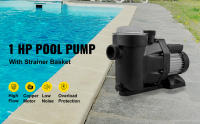 SucceBuy Bomba de piscina de 1 HP, 750 W, bomba de piscina de interior/suelo con cesta de filtro, entrada/salida de 1,97" - details 0