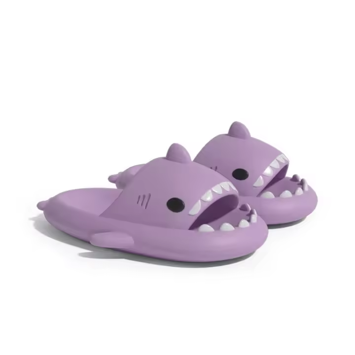 MoneRffi-Sharklas Originales para Niño y Niña, Chanclas de Tiburón para Hombre y Mujer,Sandalias de Piscina,Zapatillas para padres e hijos, zapatillas para parejas, suelas blandas - 1