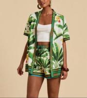Conjunto de Verano para Mujer 2025 Blusa Estampada y Shorts Ajustados Moda Europea - details 20