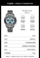 Reloj Submariner multifuncional con calendario de cuarzo grabado para hombre, superventas - details 5