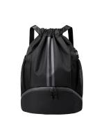 Bolsa de Gimnasio Plegable Impermeable Mochila de Fitness con Bolsillo de Cordon - details 4