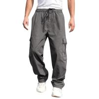 pantalones cargo para hombre pantalones casuales con cintura elástica. - details 1