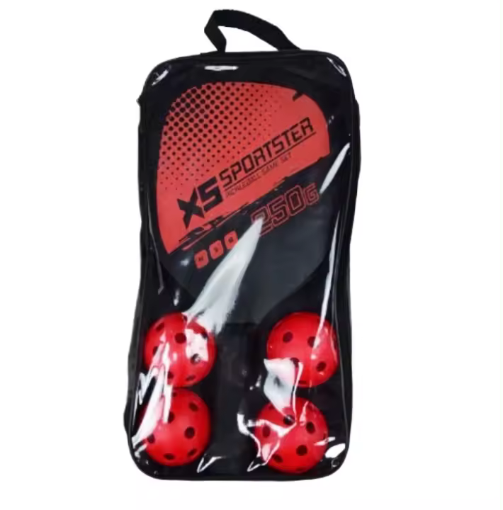 Raqueta de Pickleball de Madera Pala Padel Agarre Ergonómico Cómodo Adecuado para Interiores y Exteriores Ideal para Principiantes - 1