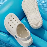 Zapatos con agujeros unisex de EVA, zapatillas de playa con parte inferior gruesa para exteriores, cómodas zapatillas de interior transpirables - details 9