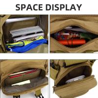 Mochila táctica 4 en 1 para hombre, bolsa de 55L para deportes al aire libre, Camping, senderismo, viajes, escalada - details 5