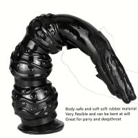 Leten Dildo Suave Realista Grande para Adultos Doble Penetración Anal-Vaginal - details 3