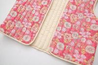 BUNO-Chaleco con estampado Floral para mujer, abrigo Vintage Retro clásico sin mangas, cárdigan frontal abierto, chaleco Reversible, prendas de vestir de otoño, ropa de calle - details 6