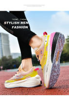 Las zapatillas para correr para hombre ligeras y transpirables, con plantillas inflables que absorben los golpes y amortiguan, son cómodas y duraderas. - details 13