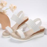 Sandalias de tacón de cuña para mujer, zapatos de verano - details 0