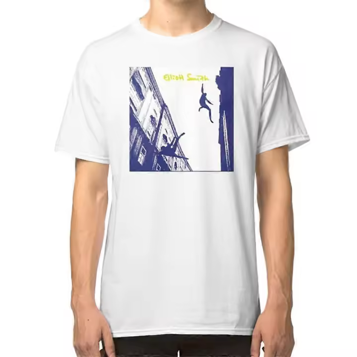 Camiseta con texto en inglés "Elliott Smith" - 1