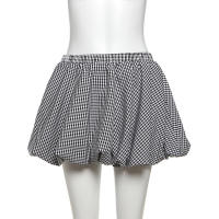 BUNO- Mini traje de falda por encima de la rodilla de calle alta para chica, sólido ajustado, falda halter sin espalda. - details 15