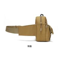 Bolsa táctica para hervidor de agua camuflaje al aire libre multifuncional pequeña bolsa de cintura herramienta satchel ciclismo viaje hombres y mujeres deportes pequeña bolsa de pecho - details 6