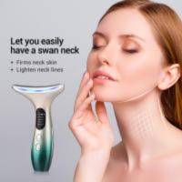 Dispositivo de microcorriente para adelgazar la cara, dispositivo de belleza para el cuello, fotones, rejuvenecimiento de la piel, antiarrugas, doble mentón, masajeador Facial - details 3