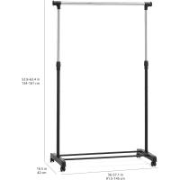 Armario con dos estantes inferiores, blanco, 75 x 36,5 x 150 cm (L x W x H) - details 19