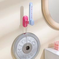Estante de almacenamiento retráctil para cuerda para el cabello, soporte de papel higiénico montado en la pared sin perforaciones, ahorra espacio, collar de dopamina, soporte para pulsera, 2 uds. - details 8