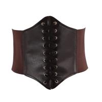Corsé moldeador de cuerpo para mujer, cinturón ancho de cuero Sexy, fajas, cinturones para mujer, corsés y Bustiers adelgazantes de cintura alta - details 2