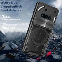 Para Nothing phone 3A Funda protectora de grado militar Funda trasera protectora de cámara reflectante omnidireccional con soporte - details 6