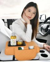 CA universal para coche, almohadilla alta gruesa, portavasos con bolsillo para reposabrazos, soporte para codo de algodón con memoria - details 3