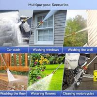 Power Blaster Plus Pressure Washer Cordless Portable Electric High Pressure Water Spray Gun