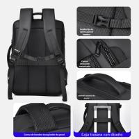 Mochilas y Bolsas para Hombre de Lujo para Negocios |   Capacidad Amplia, Diseño Elegante, Protección para Portátil 15 Pulgadas y Resistencia para Viajes y Senderismo Ligero - details 5