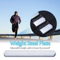 Placa de acero de 8 piezas de peso, accesorios de entrenamiento de soporte de carga para chaleco pesado, tobillo, pierna, equipo deportivo de fuerza - details 4
