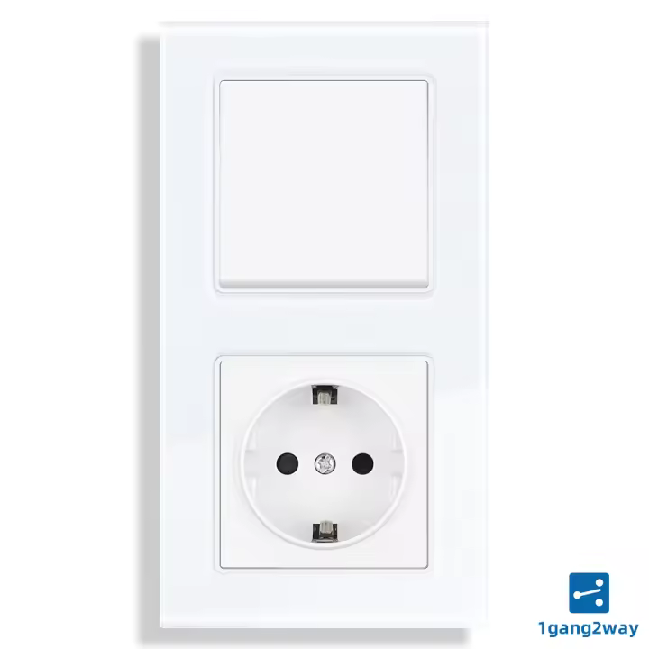 Interruptor de Luz de Vidrio SRAN Eu Salida de Alimentación de 16A, 110-250V - 1