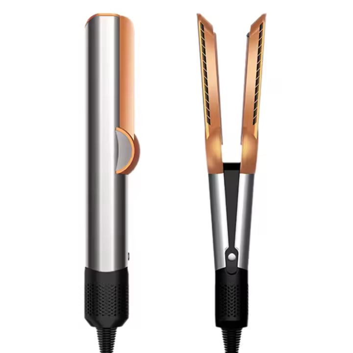 Súper alisador de pelo, secador de pelo húmedo a seco 3 en 1.alisador de pelo portátil de iones negativos de 1300W - 1