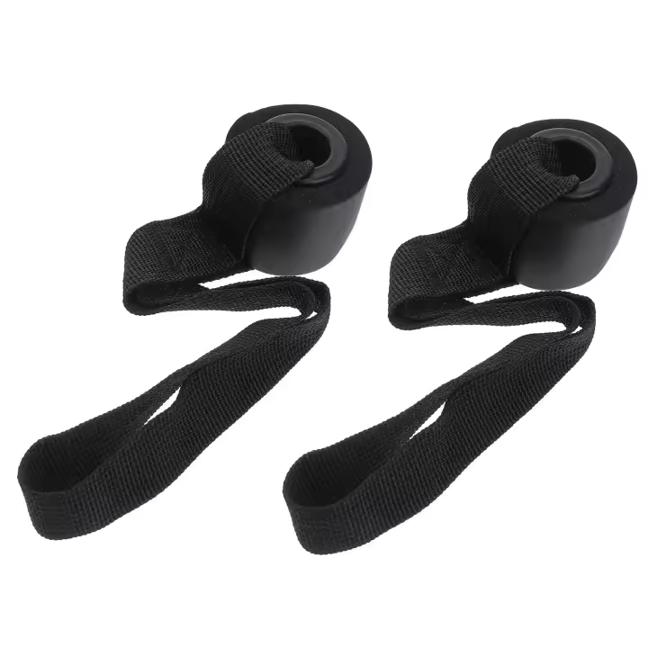 Correas de Resistencia de Alta Resistencia 2Pcs Anclaje de Puerta de Fitness Tejido PVC Fuerte - 1