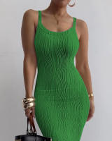 "Vestido Largo Mujer 2025 - Ajustado Sin Mangas Tejido Elástico |   Estilo SKIMS Moldeador |   Ideal para Noche, Oficina o Salidas. |   Tallas XS-3XL |   Envío rápido |   Miravia Exclusivo" - details 1