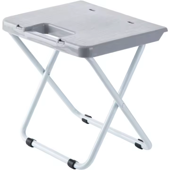 Taburete plegable portátil multifuncional para el hogar, silla de ducha de plástico para baño, ahorro de espacio, fácil almacenamiento - 1