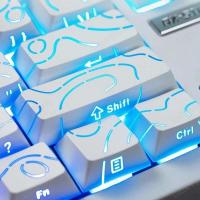 Contour 4.0 Side Engraved Keycap PBT Translucent 97 Gaming nical Keyboard Key Cap White For Magnetic Switch F75 G87 - details 3