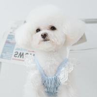 Vestido de Manga Fresco para Perros de Verano Ropa de Mascota de Encaje para Cachorros y Bichon Yorkie Suministros para Mascotas Sudaderas - details 10